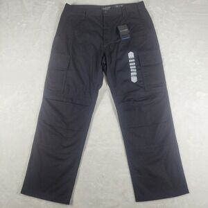 LAPG Core Cargo Pants Men's 36x30 Black LA Police Gear Ripstop Tactical NWT‎